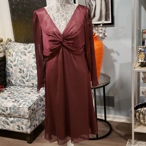 Patra Ltd Sangria Formal Cocktail Dress